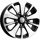 КиК КС688 (ZV Action CK ) 6.5x16  5*112  ET39,5 d66,6 алмаз черный