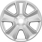 КиК КС672 6.5x16 5* 114.3 ET50 d66.1 (Daster) Silver