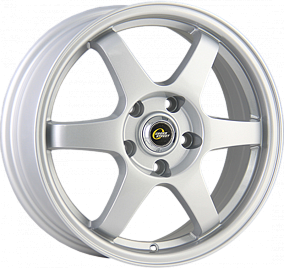 Megami-6 R15*6 4*100 ET50 CB60.1 Silver