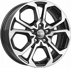 КиК КС 892 6,5x17 5*114,3 ET49 d67.1 Алмаз черный