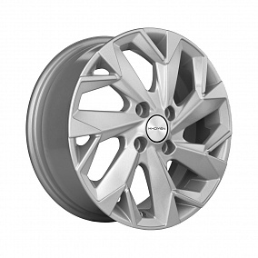 Khomen Wheels KHW1402 14*5.5 4*98 ET35 D58.6  Silver
