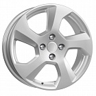 КиК КС703 6x16 4*100 ET50 d60.1 сильвер 