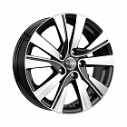 КиК КС749 7x17 5*114,3 ET50 d67.1 Алмаз черный(Mazda C{-5)