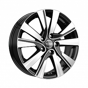 КиК КС749 7x17 5*114,3 ET50 d67.1 Алмаз черный(Mazda C{-5)