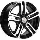 Khomen Wheels KHW 1602  16/6.5  5/139.7  ET40 D98.5 Black FP