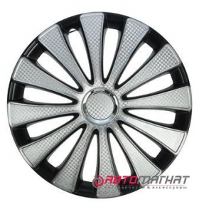 Колпак декоративный R16 GMK БЕЛЫЙ SUPER BLACK